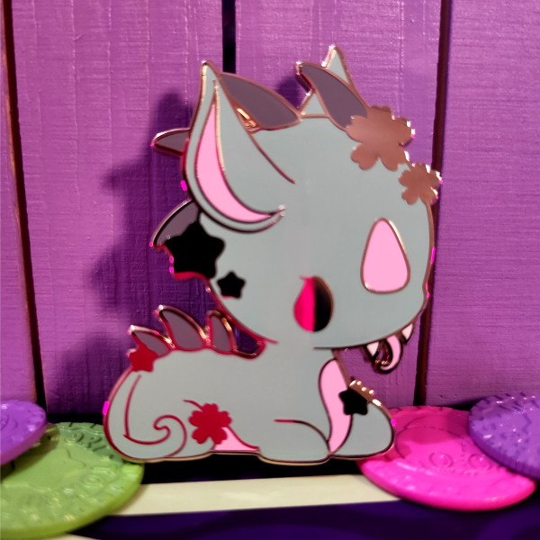 Kawaii Cryptids: Chupacabra Enamel Pin