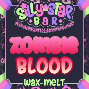 zombie blood wax melt