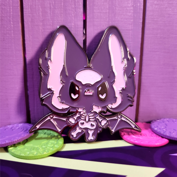 Fangs Glow Enamel Pin