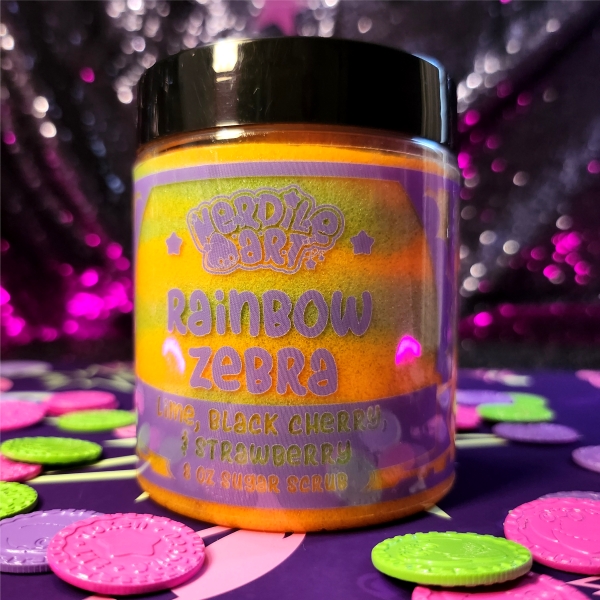 Rainbow Zebra Sugar Scrub ★ SSB