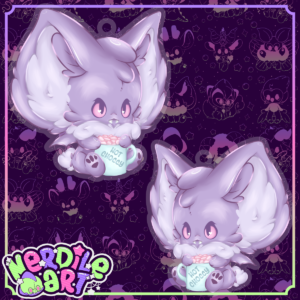 Hot Choccy Glitter Charm